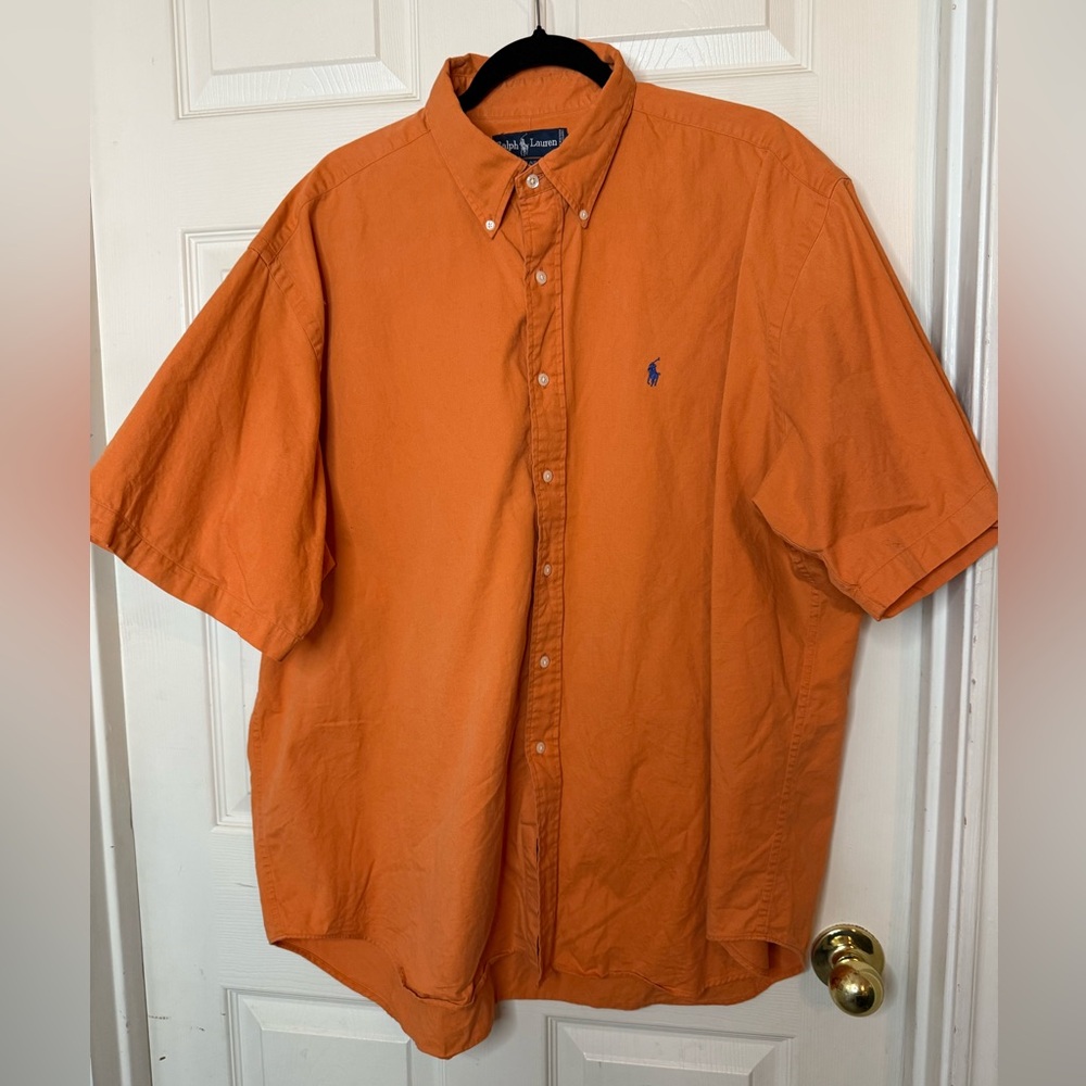 Vintage Ralph Lauren “Blaire Edition” @Y2K Tangerine XXL Men’s shirt
